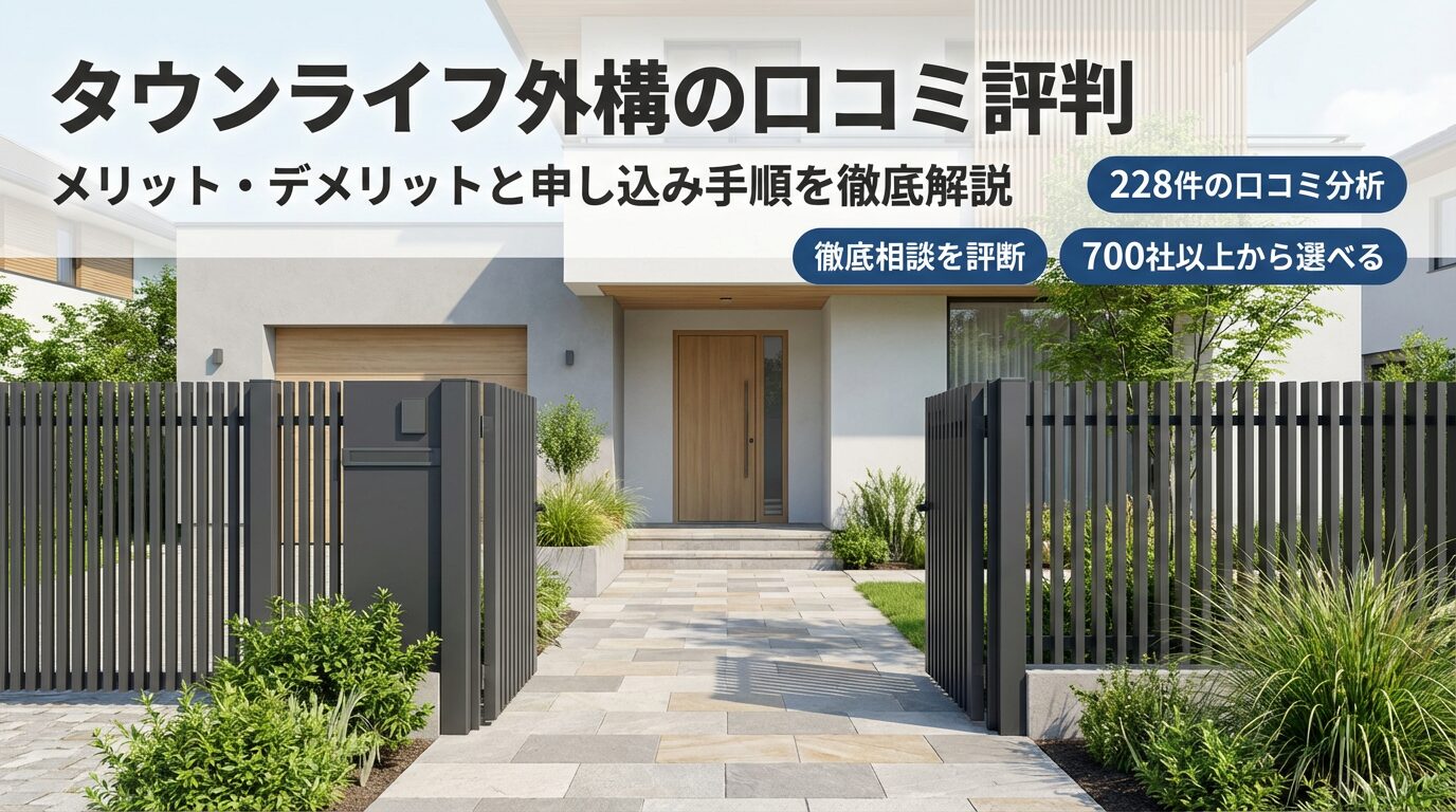 タウンライフ外構口コミ評判