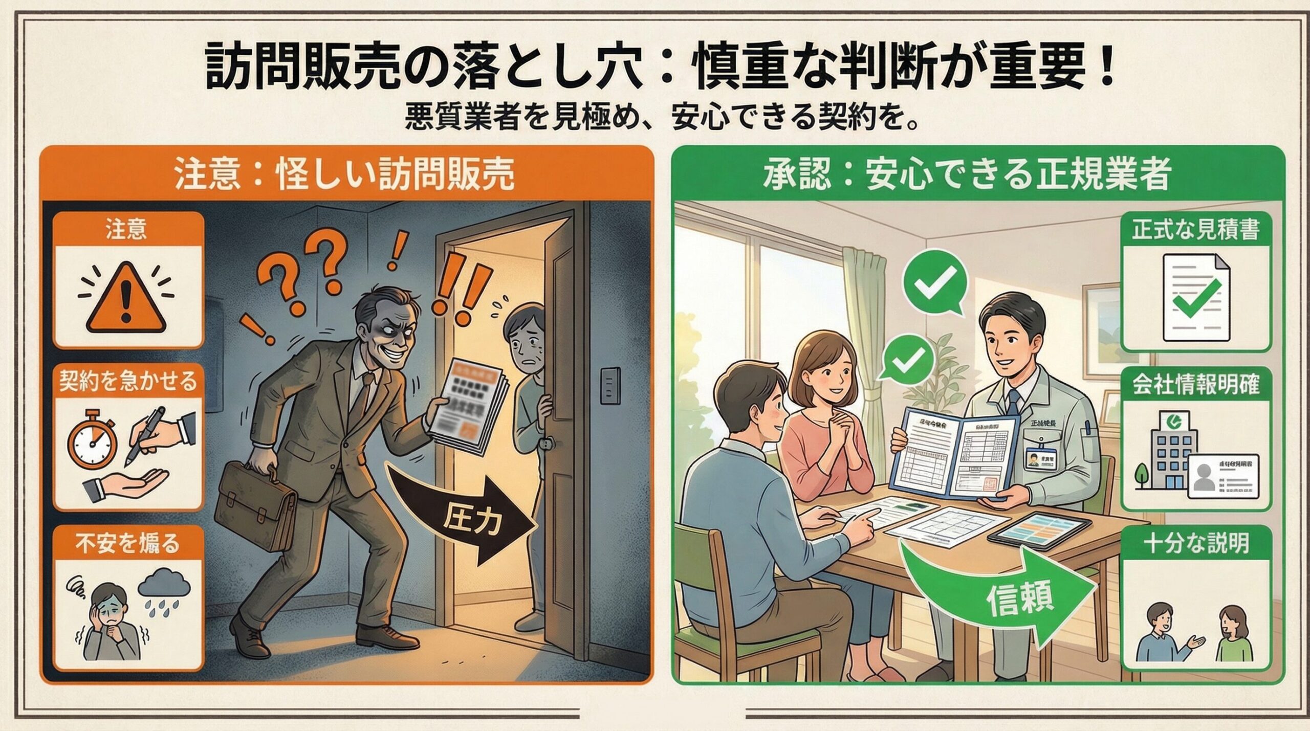 訪問営業の業者に注意するイメージ_クリーン版